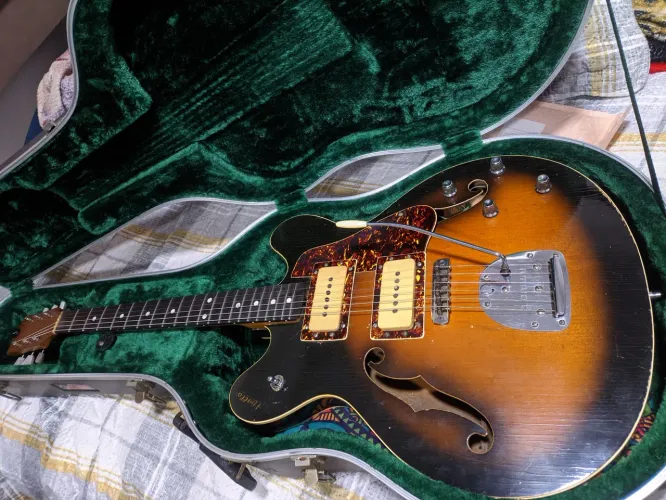 Guitarra Gianinni Apollo 1960 raricima das primeiras