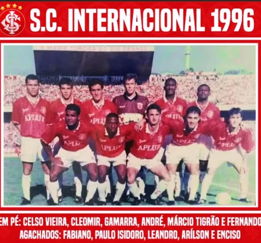 CAMISA INTER INTERNACIONAL ANOS 90 1996 RHUMELL OFICIAL