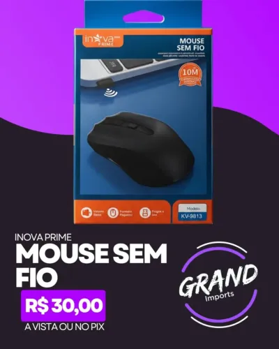 Mouse Sem Fio Inova Prime!