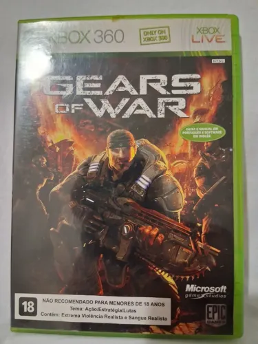 GEARS OF WAR JOGO ORIGINAL XBOX 360