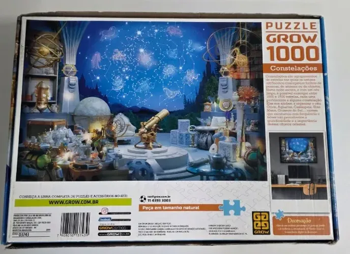 Quebra cabeça 1000 peças Grow Constelações & Jogo Cilada Estrela