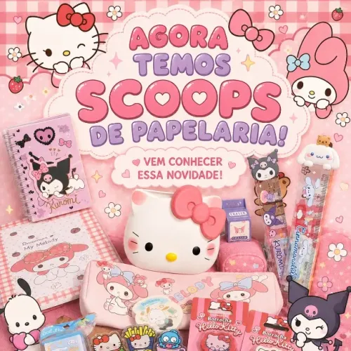SCOOP DE PAPELARIA COM VIDEO! KIT PREMIUM - IG: scoops_deamor