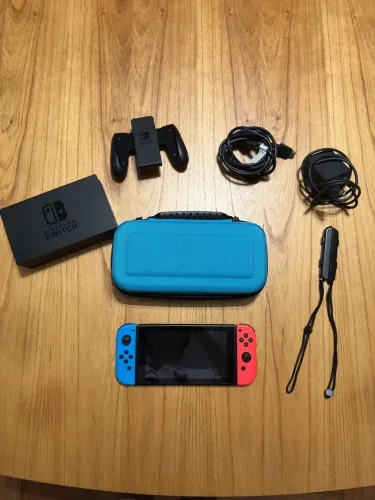 Nintendo Switch Novíssimo 100% Completo