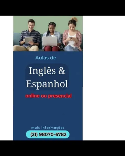 Aulas particulares de Inglês