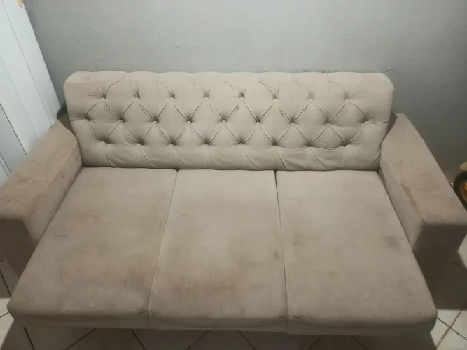 Sofá retrátil 3 lugares