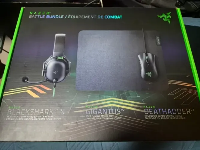 Kit Gamer Razer Battle Bundle, Mouse + Headset + Mousepad