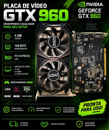 GTX 960 4gb 128bits