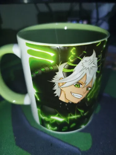 Canecas de Porcelana Premium Personalizada Vtuber NIRO SCORPION 
