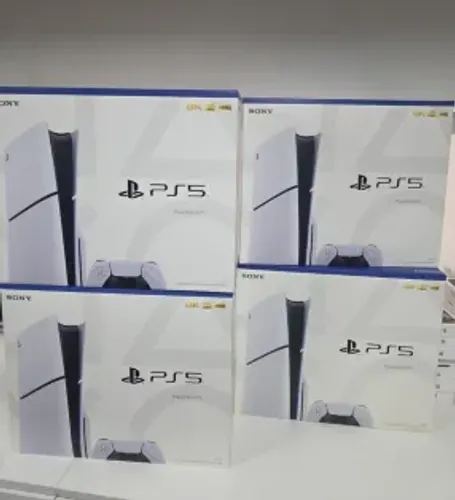 PS5 Slim Mídia Física. Lacrado. 1 Ano de Goja Físicarantia La, Parcelamos 18x, Entregamos