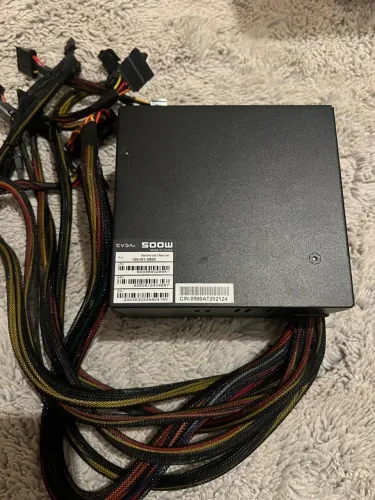 fonte de alimentação EVGA 500W 80 Plus