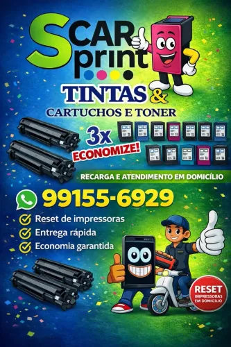 Scarprint venda de tintas toner e cartuchos de impressoras