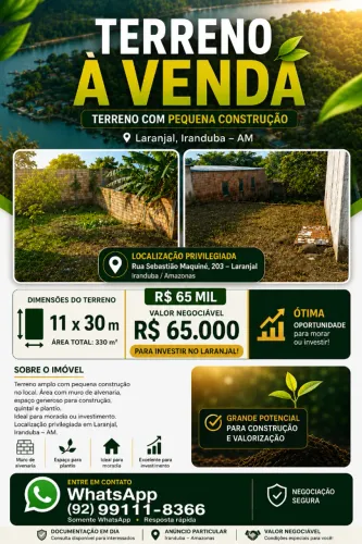 Terreno com Casa no Iranduba