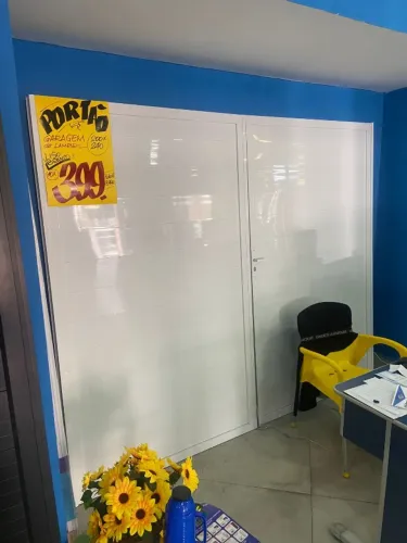portão garagem lambril