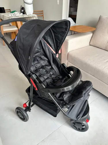 Carrinho de Bebê Cosco Kids Toffy Duo 3 Rodas - NOVO 