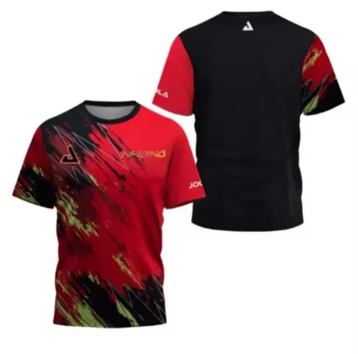 Camisa anti-transpirante para tênis de mesa