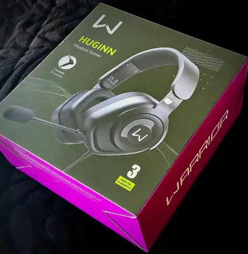Headset Gamer Warrior Huginn Microfone P3 3,5mm PS5 XBOX PC Driver 50mm - PH701