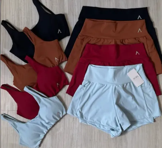 Conjunto em Poliamida Vários Modelos | Roupas Fitness Feminina @AlmaBrand.br