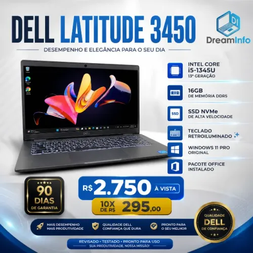 Notebook Dell 3450 i5-13geração