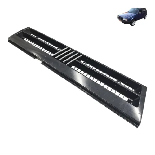 Grade Parachoque Dianteiro Fiat Uno Mille 1994 1995 1996 97 Preto