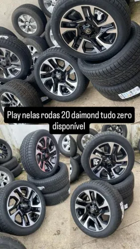 Rodas 20 Hilux daimond tudo zero disponível 