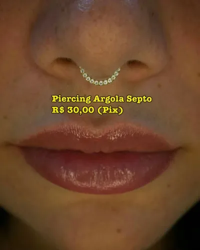 PIECING DOURADO/ AÇO INOXIDÁVEL 