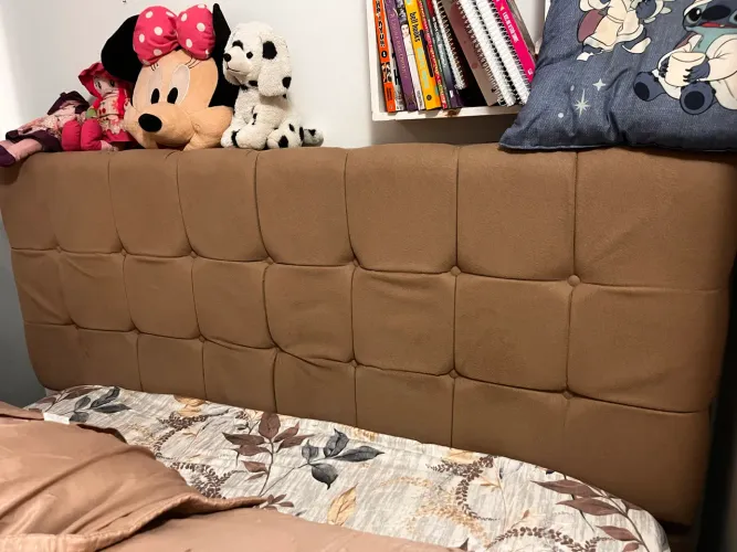 Cabeceira de cama de casal Queen
