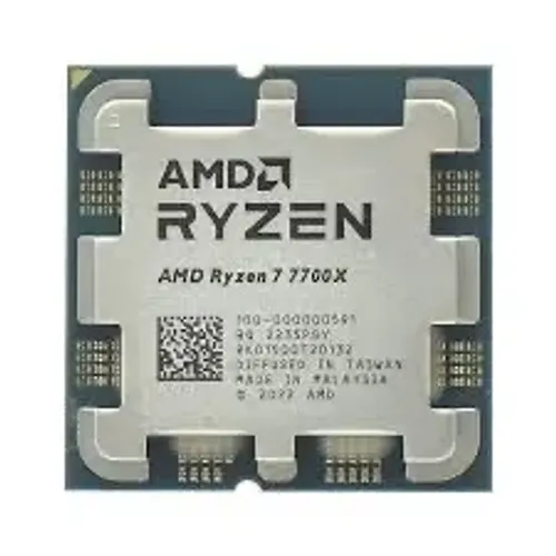 PROCESSADOR AMD RYZEN 7 7700X, 8-CORE, 16-THREADS, 4.5GHZ (5.4GHZ TURBO), CACHE 40MB, AM5