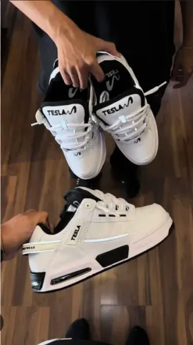 Tenis Tesla Coil Deluxe Branco Gordinho Chunky