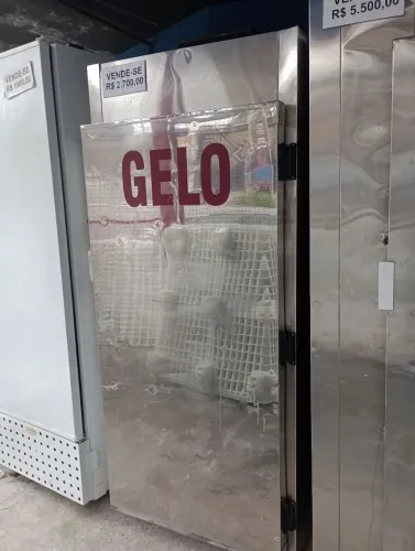 Freezer vertical inox750 litros para gelo
