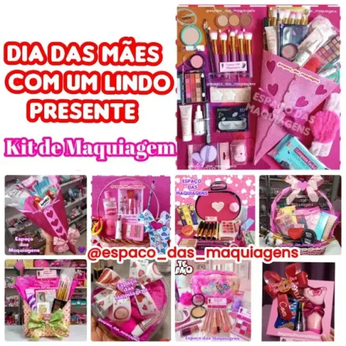 Kit de Maquiagem Dia das Mães
