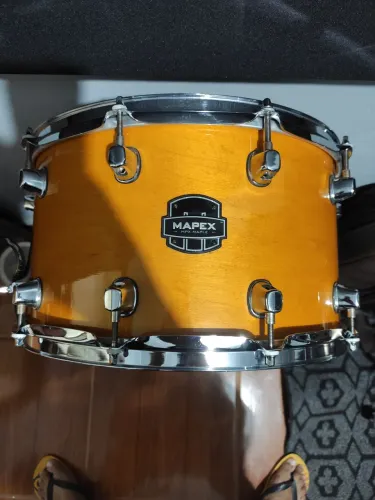 Caixa Mapex 14x8 + Pele Evans + Esteira 36 fios