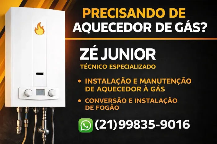 Técnico de aquecedor a gás 