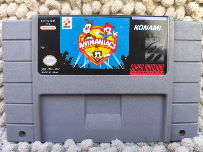 Cartucho Animaniacs para Super Nintendo