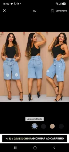 Bermuda jeans
