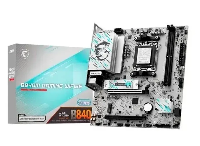 Kit Am5 Ryzen 7 7800X3D Placa mãe B840m, Processador e Memória DDR5