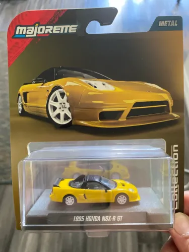 1:64 majorette 1995 honda NSX-R GT amarelo