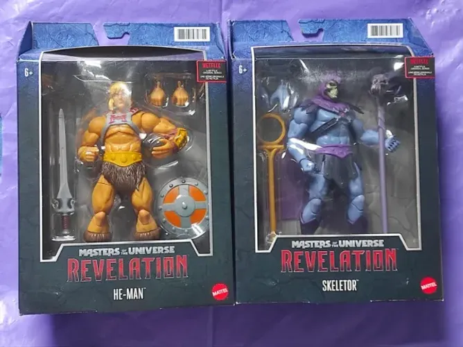 Combo Master Of The Universe - Revelation com 6 Personagens + Gato Guerreiro
