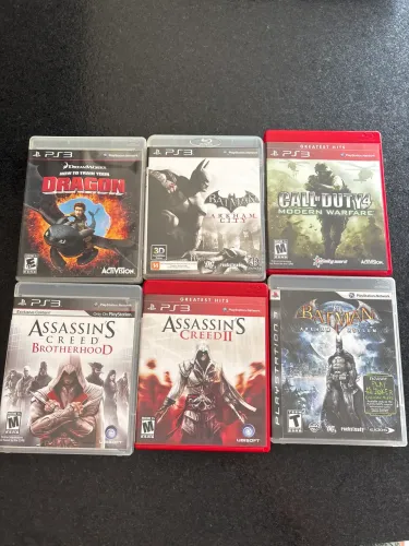 6 jogos PS3 precinho de desapego