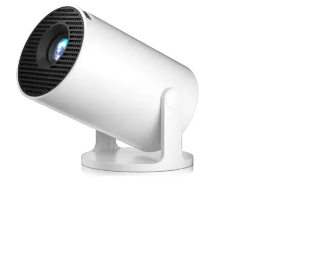 Projetor Smart 4K Ultra HD Portátil HY300 Pro, Wi-Fi e Bluetooth Integrados, Tela Até 130"