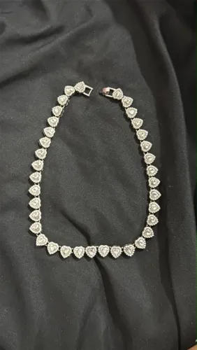 Colar Swarovski aço inoxidável