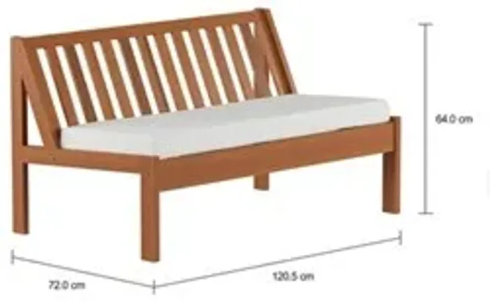 Banco LIPTO Tokstok + almofada assento