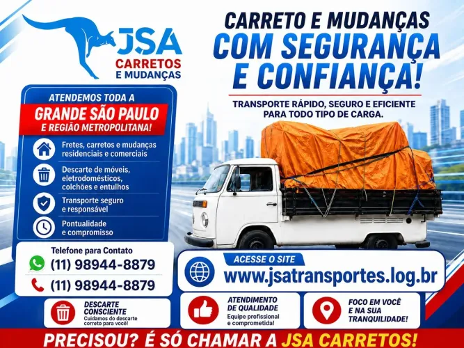 Carreto e mudança
