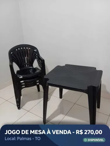 Jogo de mesa de plástico 