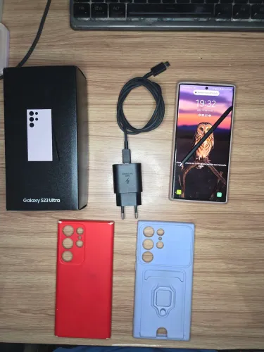 S23 ULTRA VIOLETA 256GB COM CAIXA E CARREGADOR