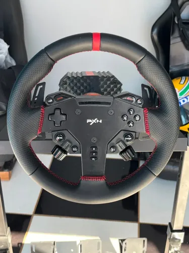 Volante Simulador PC PXN VD4 (volante e pedais)