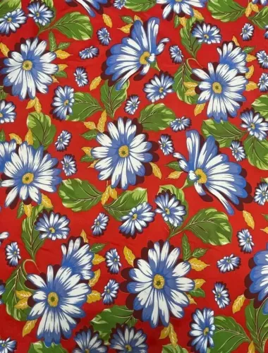 *Tecido chita poliéster floral*