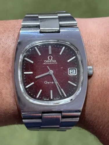 Relógio Omega automático Genève inteiro Original