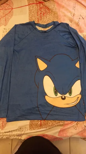 Camiseta com proteção UV do Sonic