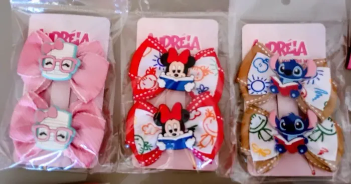 Lacinhos lindos para cabelo