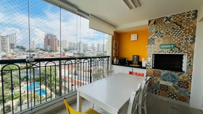 Apartamento para venda no Tatuapé, condomínio Change, com 3 dormitórios, sacada gourmet, 2